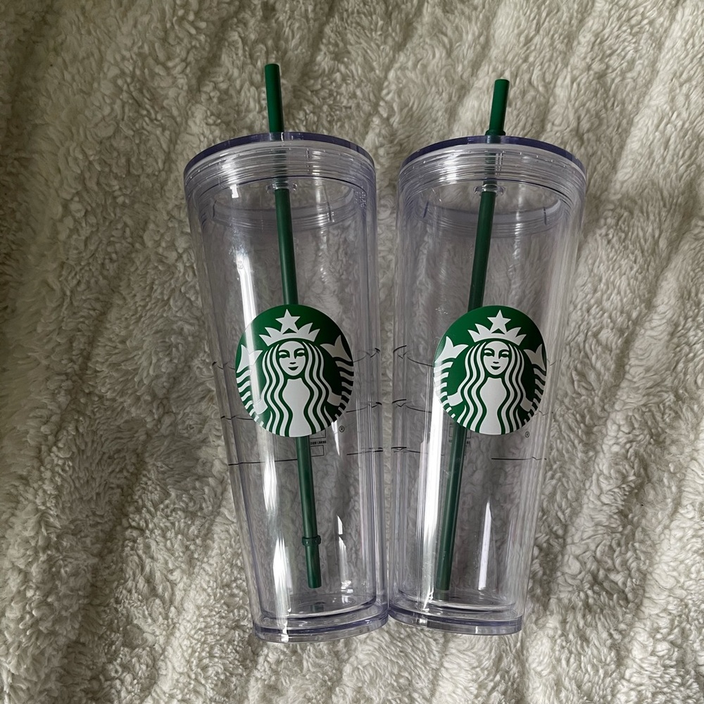 2 STARBUCKS TUMBLERS